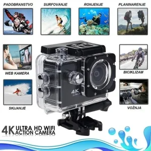NOVO! Go Pro Kamera 4K ULTRA HD Akciona Kamera WIFI 4k Go Pr