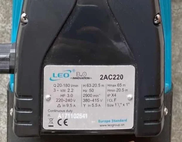 Pumpa za vodu 2AC220 LEO