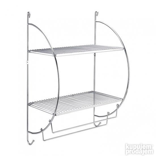 Polica za kupatilo i drzac za peskiri hrom MG-501 NOVO