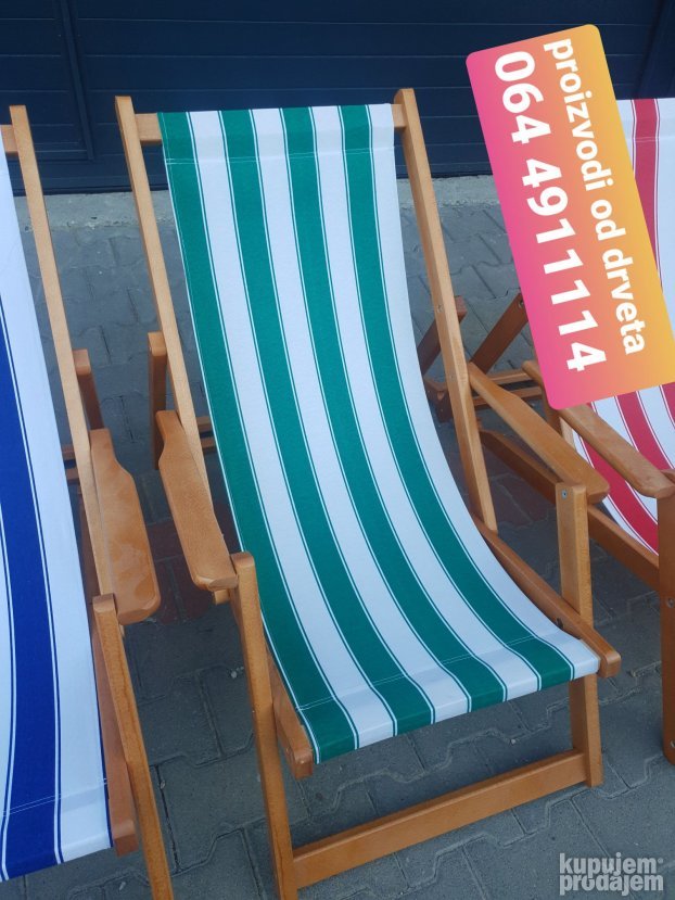 Lezaljke sa platnom na pruge KupujemProdajem