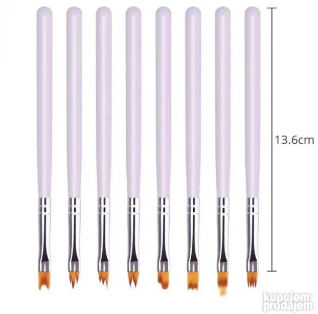 Četkice za nail art 8 kom