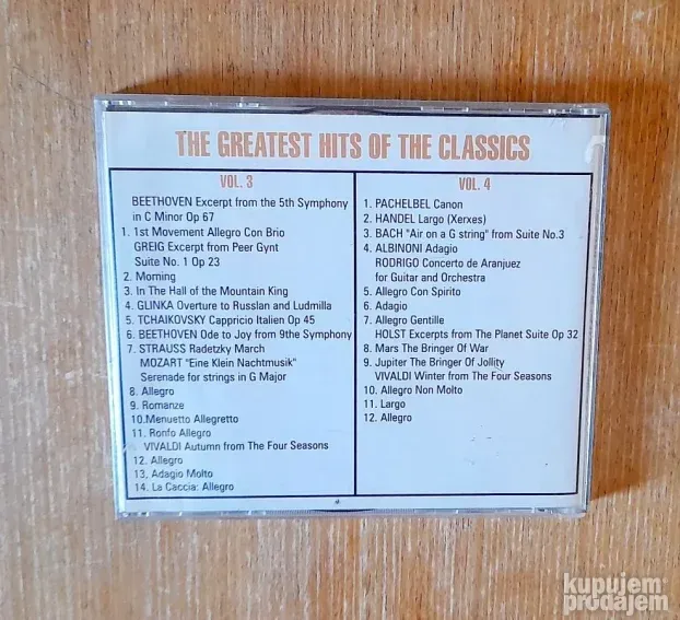 Greatest Hits Of The Classics Volume 3&4 - 2CD