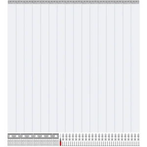 VEVOR providna trakasta PVC zavesa za vrata 244x244cm