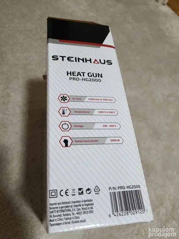 Industriski fen 2000w