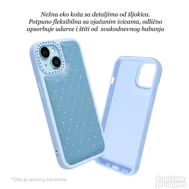 Torbica Bling za Samsung Galaxy A25 5G A256B - Plava