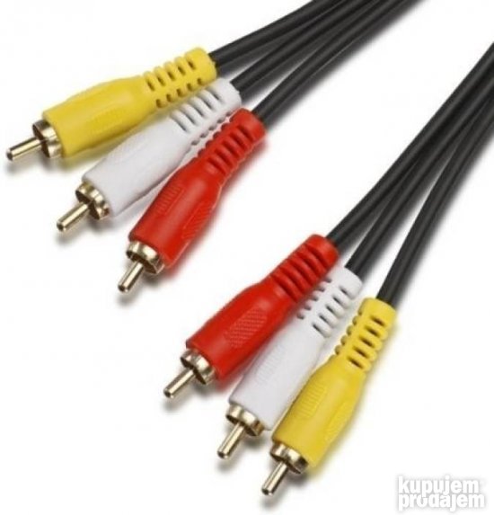 Velteh 3RCA-3RCA kabl AVC-04 10m