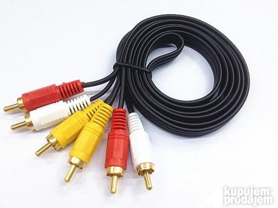 Velteh 3RCA-3RCA kabl AVC-04 10m