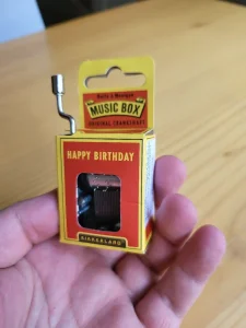 Happy Birthday Crank Music Box