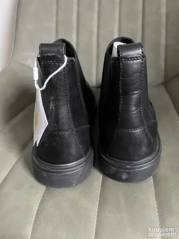 Geox Ottavio Black Leather Boots br. 43-NOVO