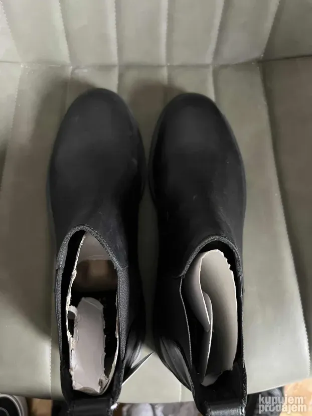 Geox Ottavio Black Leather Boots br. 43-NOVO