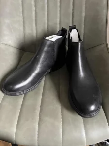 Geox Ottavio Black Leather Boots br. 43-NOVO