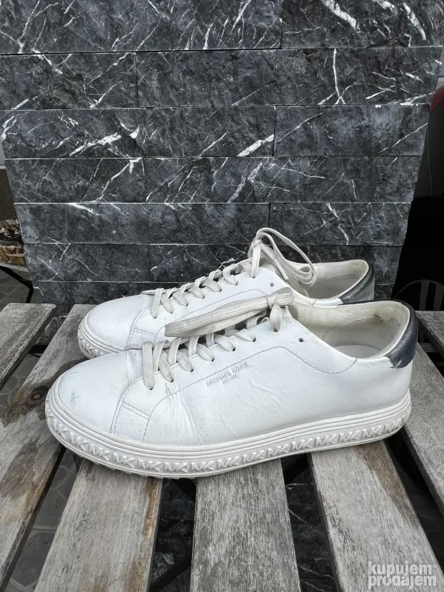 MICHAEL KORS Zenske Kozne bele patike ORIGINAL Vel 38