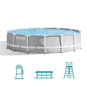 Bazen za dvorište set 427x107cm Prism Frame Intex 26720NP B