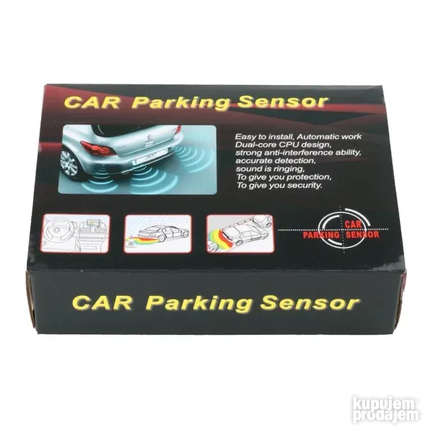 LED displej 4 parking senzora Profesionalni radarski sistem