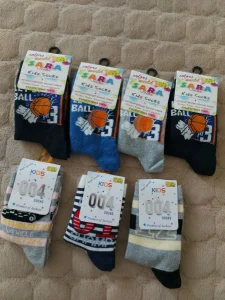 Muske decije carape Sara Socks, pamuk 100%