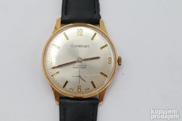 Vintage Cortebert navijač pozlata ispravan