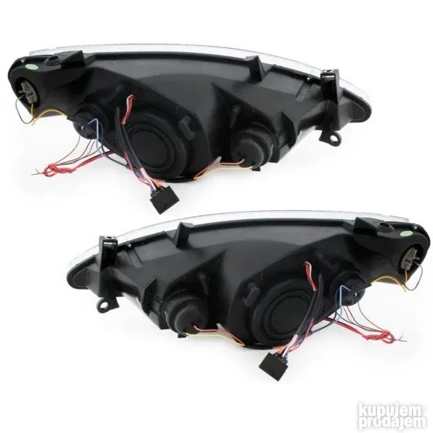 Peugeot 307 Farovi Angel Eyes Crni