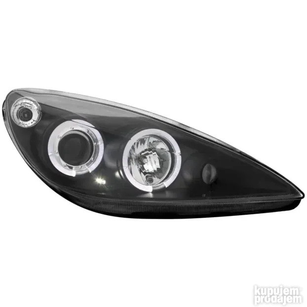 Peugeot 307 Farovi Angel Eyes Crni