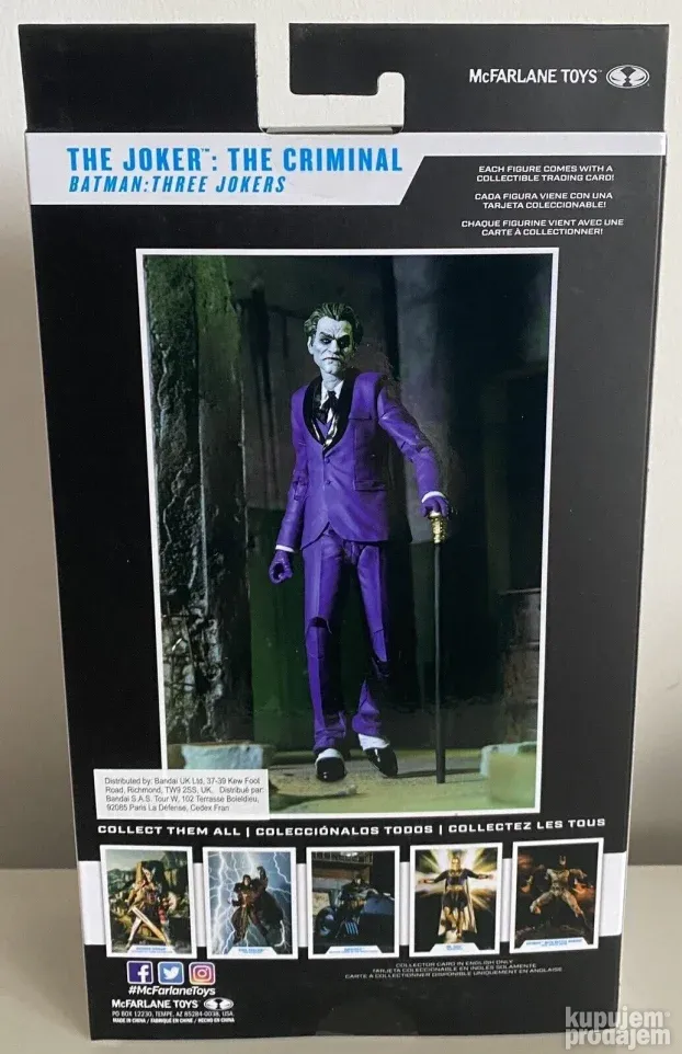 The Criminal Joker 17 cm (Batman: Three Jokers) McFarlane DC