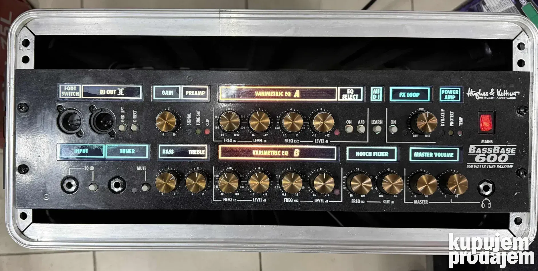 Hughes ＆ kettner BASS TECHNOLOGY 600Ｗ Hughes and Kettner Bassbase 600 blackface-edition - KupujemProdajem