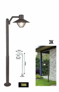 Stubni fenjer Almada  Braon boja 7400din