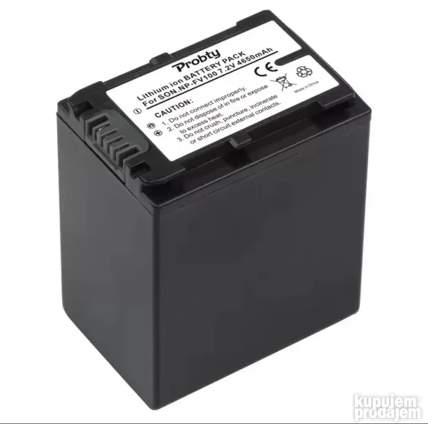 Sony NP-FV100 zamenska baterija Probty 4650mAh