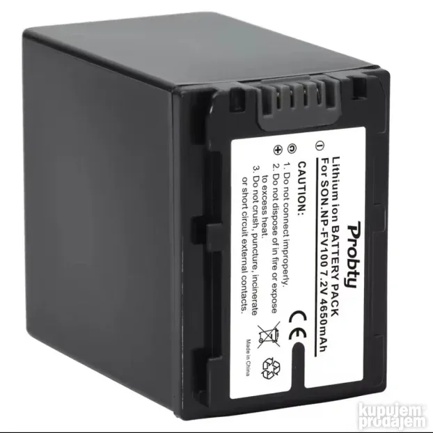 Sony NP-FV100 zamenska baterija Probty 4650mAh
