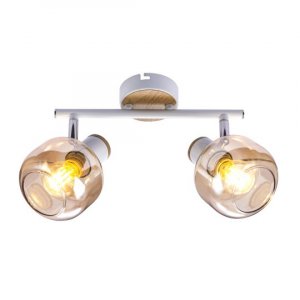 Spot bela lampa 2xE14 40W -S M180120