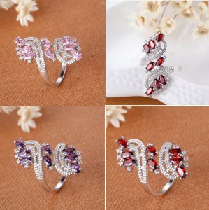 Posrebreni prelep prsten,925