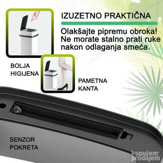 Kanta za smeće sa senzorom Pametna kanta 10L
