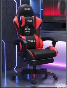 Gejmerska stolica sa masazom osloncem za noge-Gejmerska stol