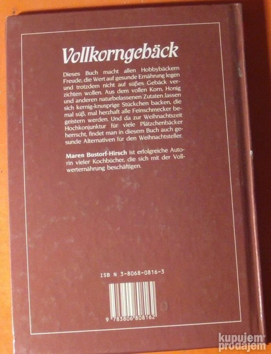 Kuvari i kuvarice pažnja Vollkorngeback