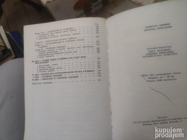 Komentar Zakona o Radnim Odnosima