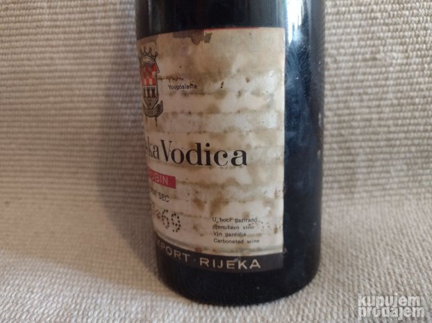 Bakarska Vodica Rubin Demi Sec Istravinoexport rijeka 1969g