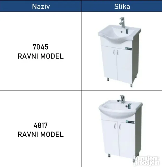 Kupatilski ormar sa umivaonikom 45 cm.x85x35