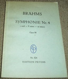 Symphonie Nr. 4 : E moll-E minor - Johannes Brahms