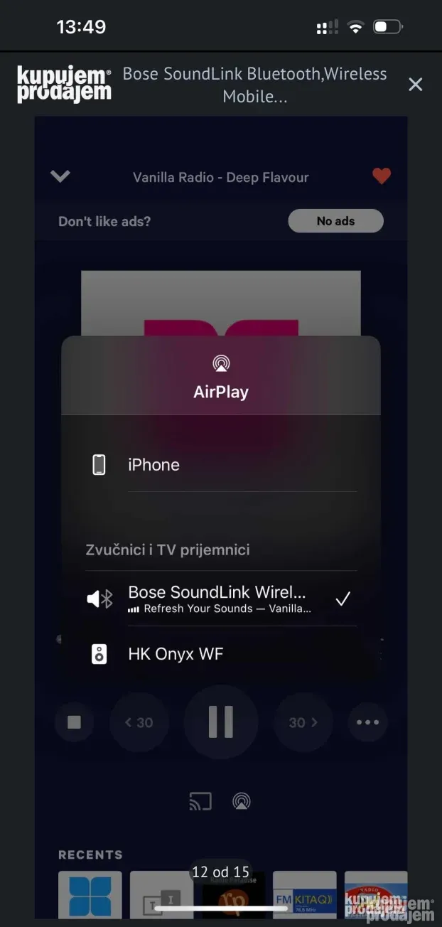 Bose SoundLink III Bose Revolve + i Soundlink Mobile II