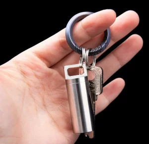 Kapsula za tablete Kutija vodootporna Titanijum