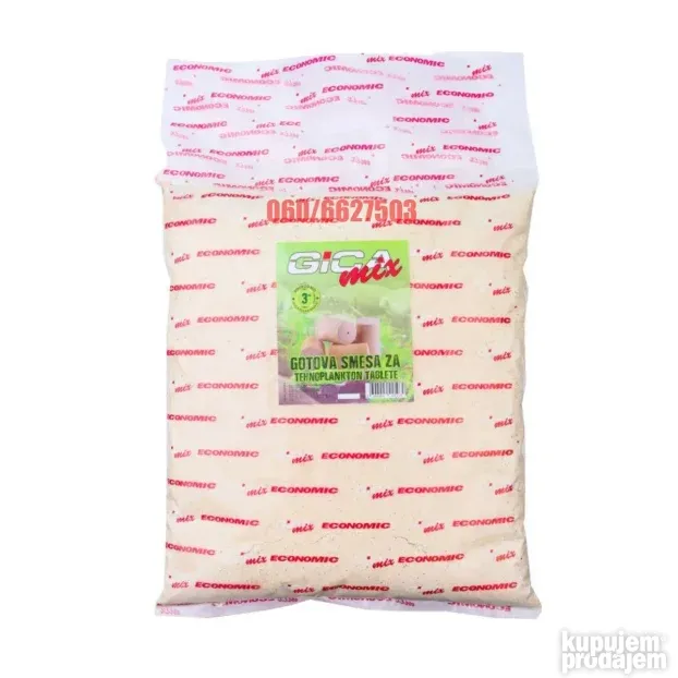 Gotova smesa za izradu tableta za tolstolobika (3 kg) - Gica