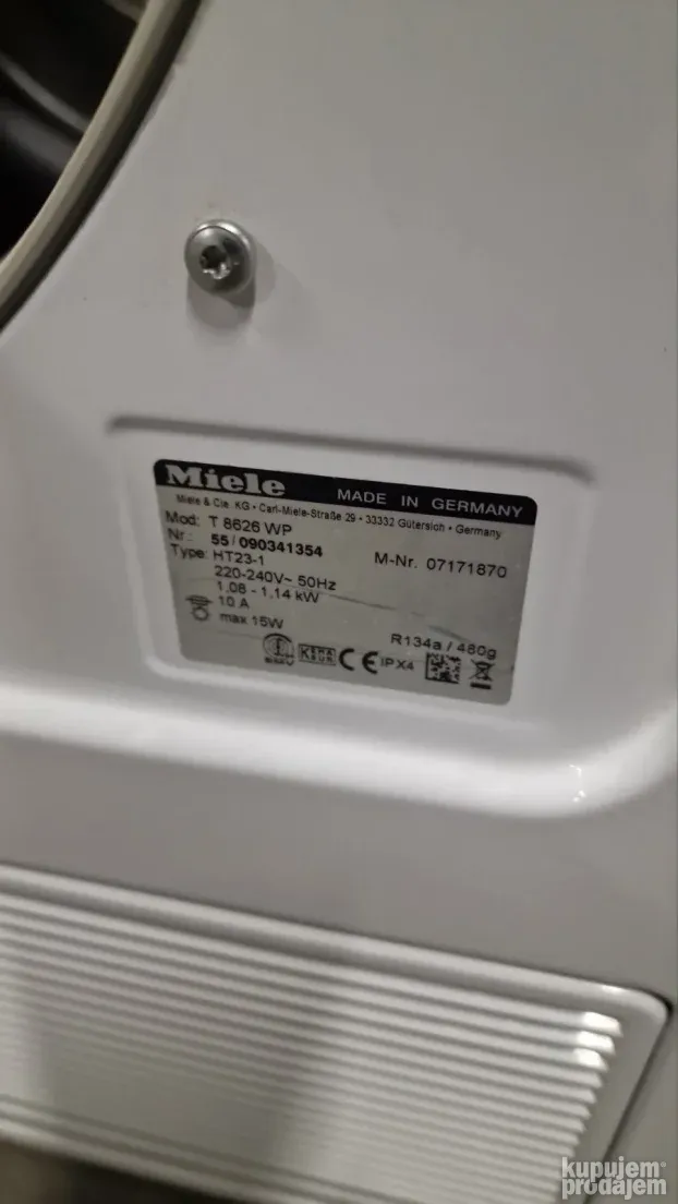 Mašina za sušenje veša Miele sa toplotnom pumpom