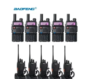 Toki voki Baofeng UV5R 888s UV82 UV9R radio stanica motorola