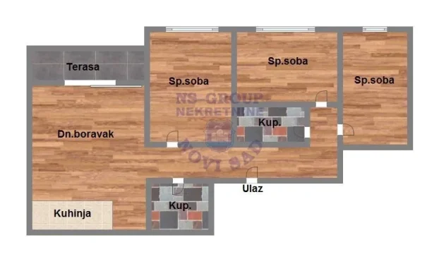 Sremska Kamenica, 4.0 četvorosoban, 93 m²