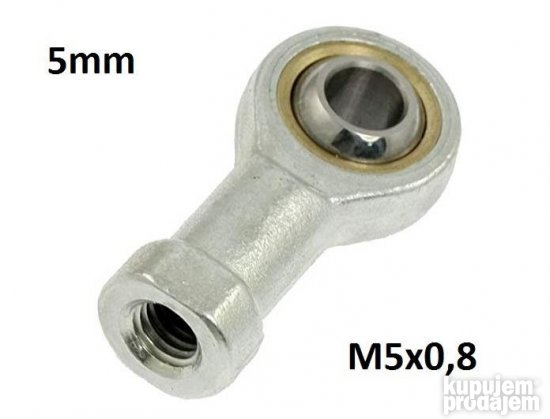 Kraj spone sa zglobom - Uska sa zglobom 5mm - SI5T/K