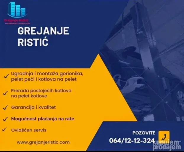 Grejanje i Prerada kotlova sa cvrstog goriva na pelet