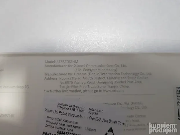 Kućište glavne četke Robot usisvača Mop 1C 2 Pro mop 2 #6343