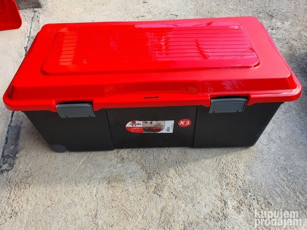 Plasticni sanduk sa tockicima  75L - Sindis