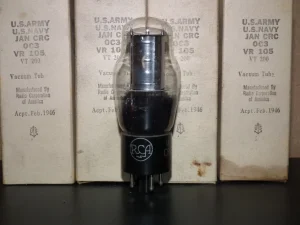 OC3 RCA VR105 NOS NIB JAN Boxes 1946