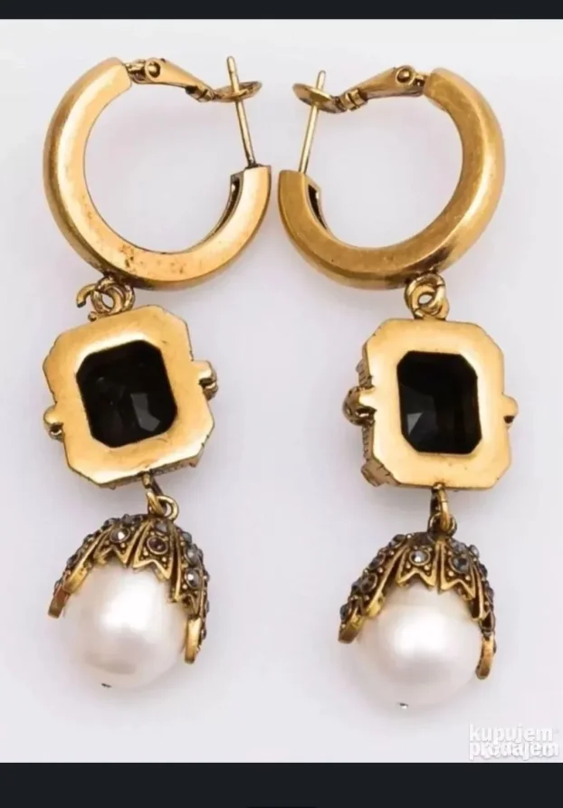 Alexander McQUEEN minđuše Pearl Drop