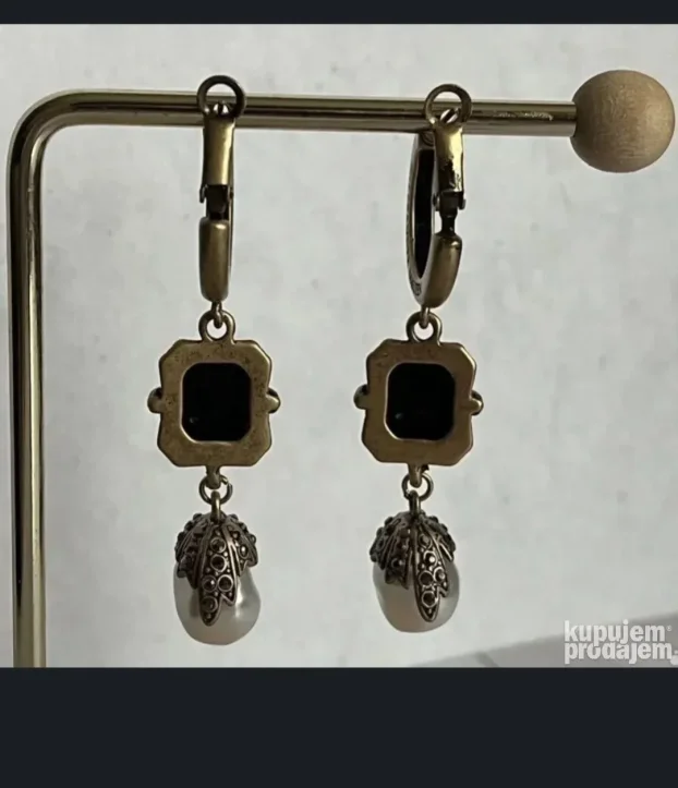 Alexander McQUEEN minđuše Pearl Drop