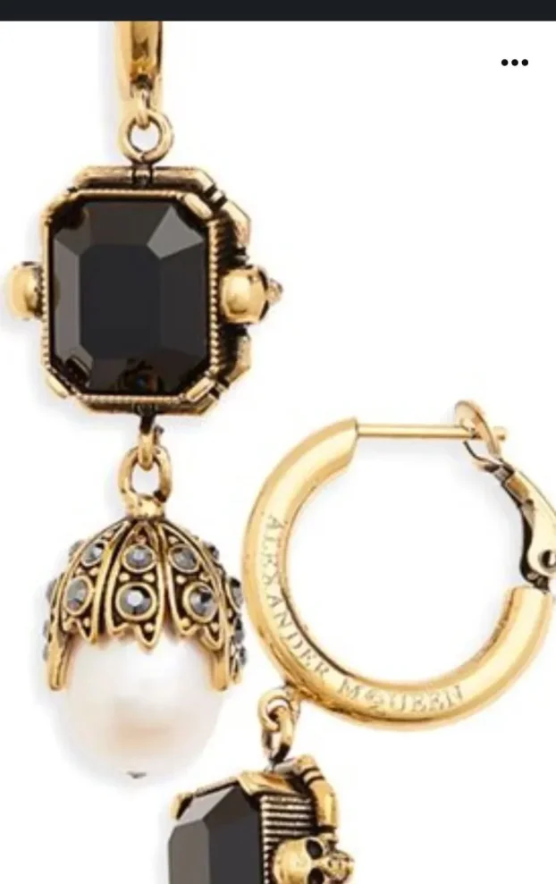 Alexander McQUEEN minđuše Pearl Drop